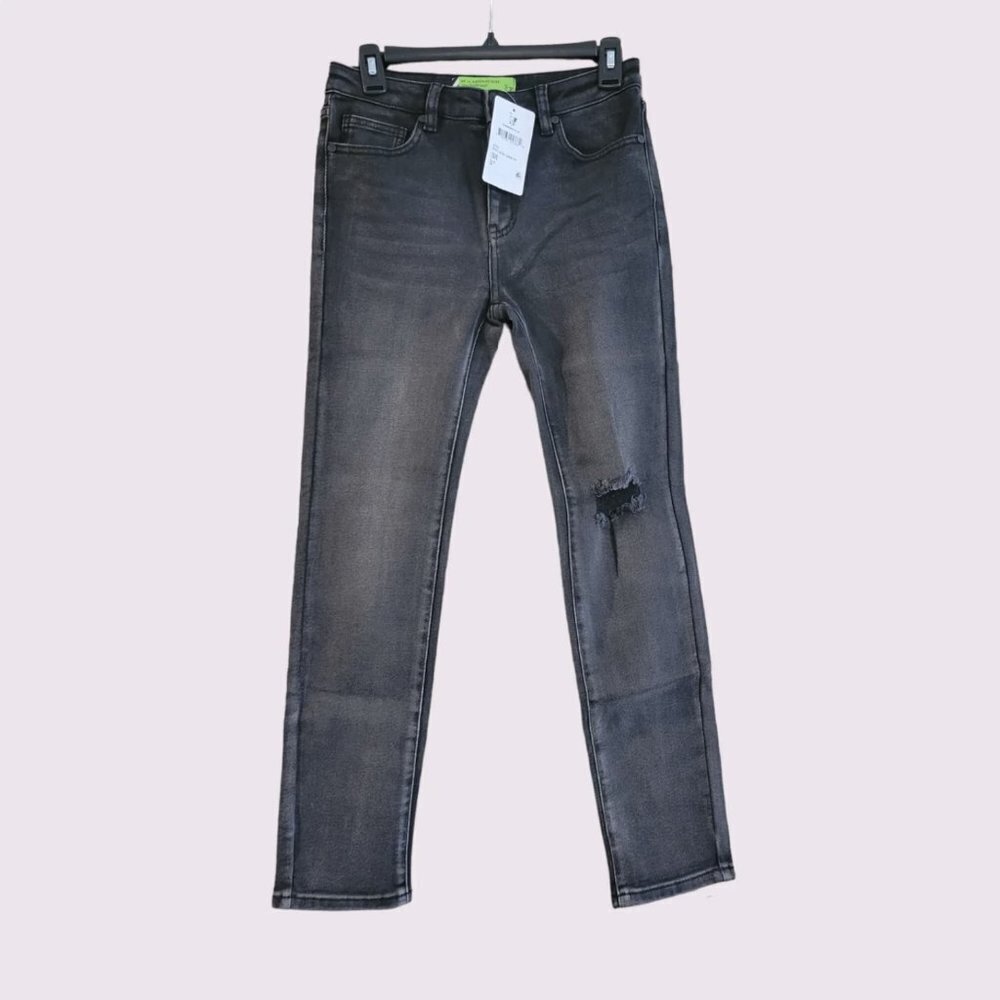Free People half distressed jeans